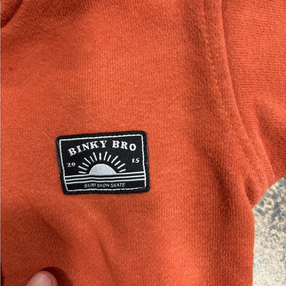 Binky Bro Orange, Blue and Gray Kids Sweatshirt - Picture 4 of 6